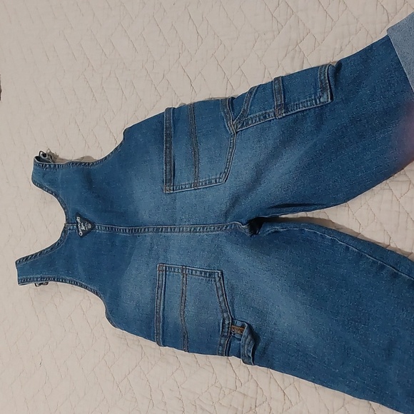 OshKosh B'gosh Blue Denim Kids Overalls - Picture 5 of 5
